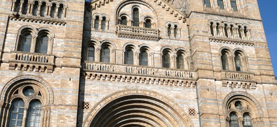 Entrada principal del Museo de Historia Natural de Londres